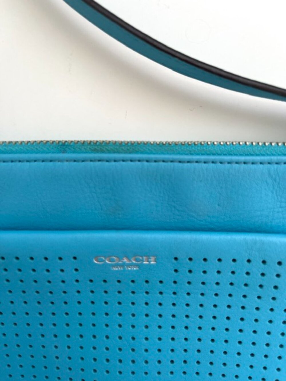 Coach Legacy Perforated East West Swingpack (Style 48979) - Picture 7 of 8